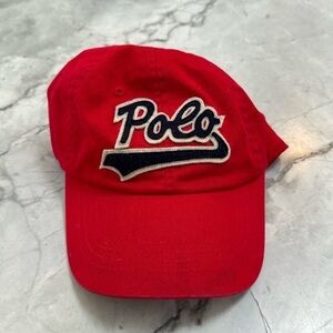 Red Polo Ralph Lauren felt Polo logo
